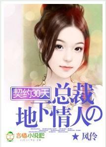 契约30天:总裁的地下情人封面