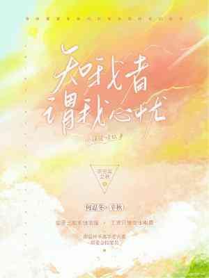 知我者谓我心忧封面