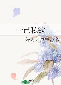 一己私欲封面