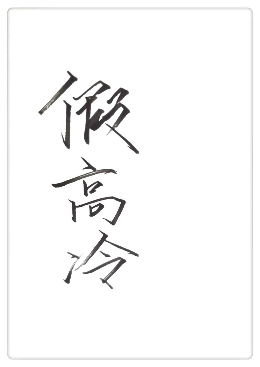 夫子假高冷封面