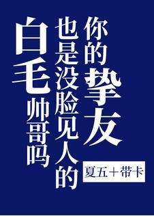 你的挚友也是没脸见人的白毛帅哥吗封面
