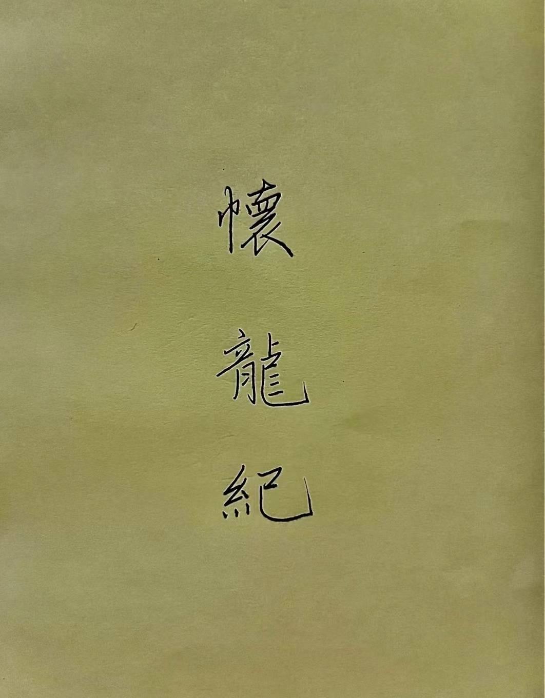 怀龙纪封面