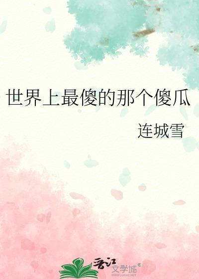 世界上最傻的那个傻瓜封面