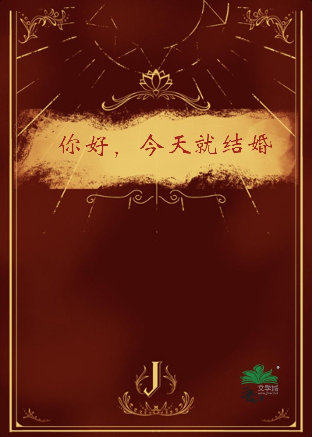 你好,今天就结婚封面