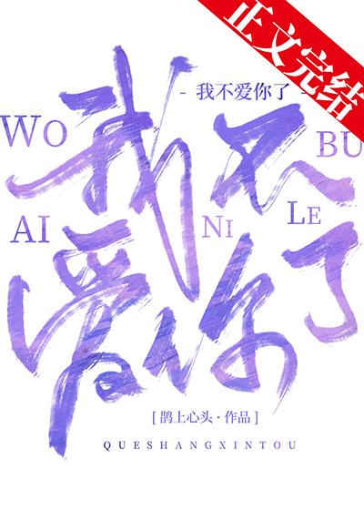 我不爱你了封面