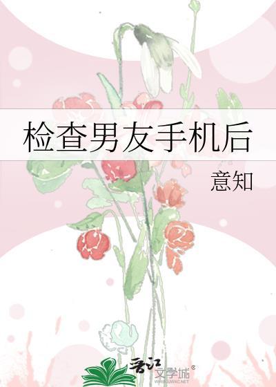 检查男友手机后封面