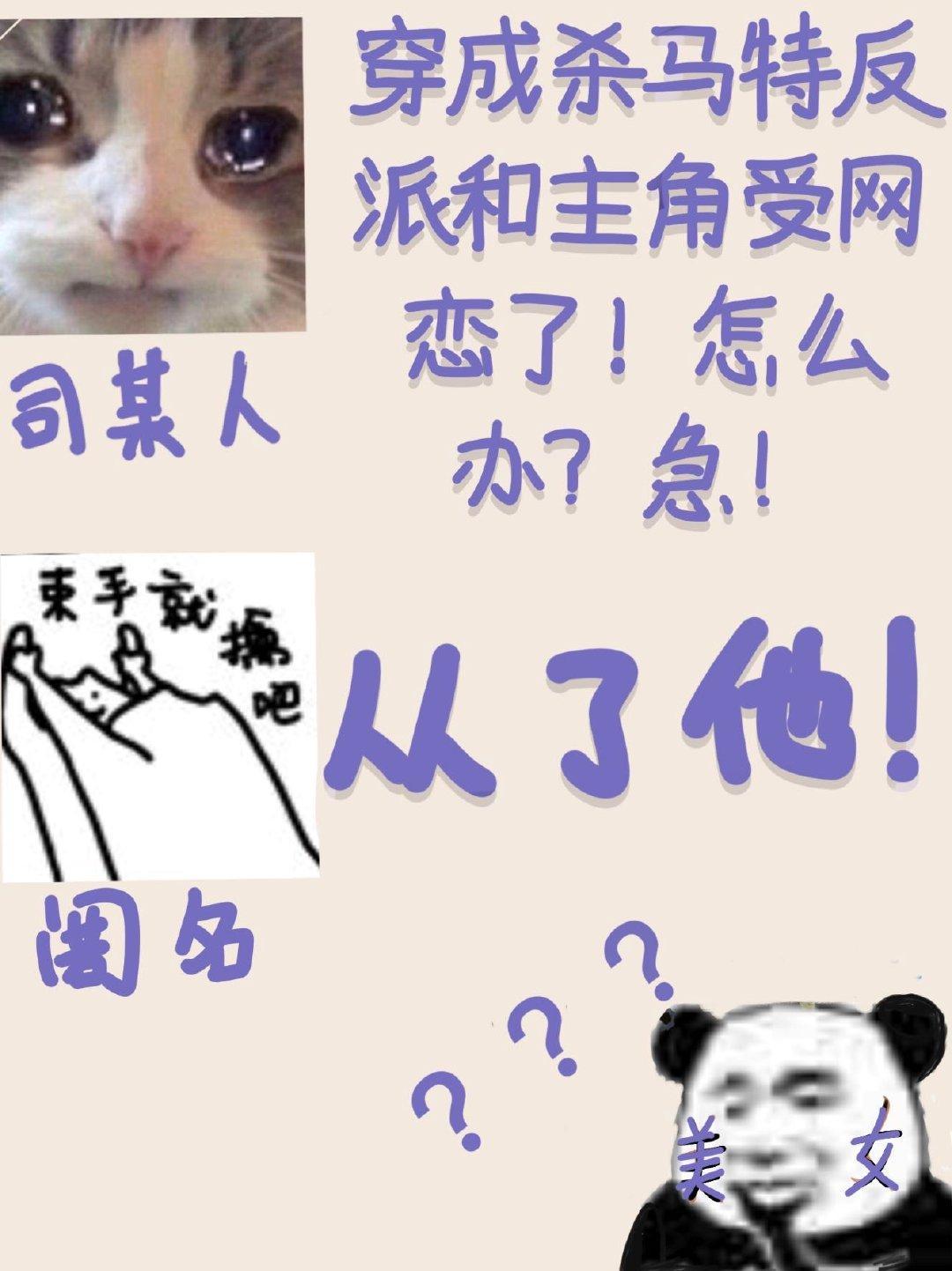 穿成杀马特反派和主角受网恋了封面