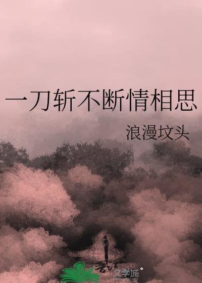 一刀斩不断情相思封面