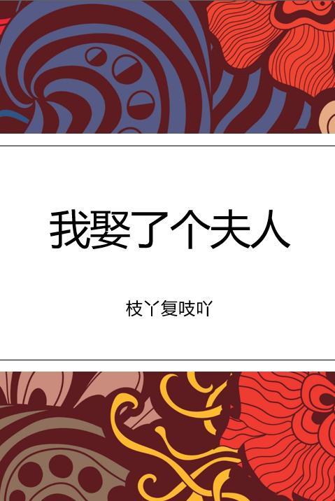 我娶了个夫人封面