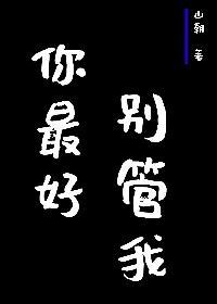 你最好别管我封面