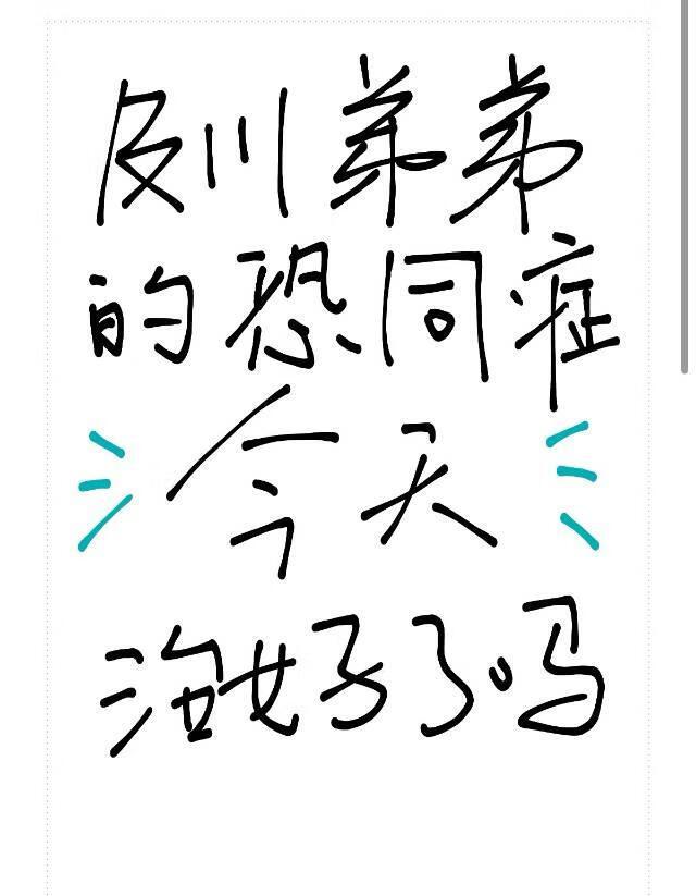及川弟弟的恐同癥今天治好了吗封面