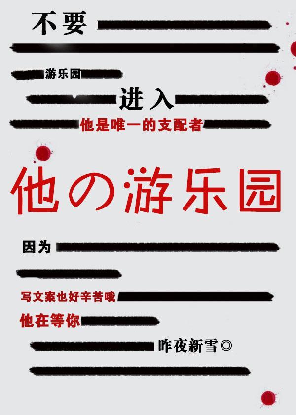 不要进入他的游乐园封面