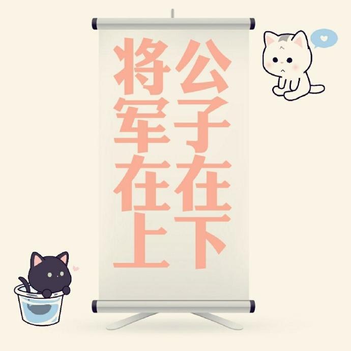 公子在下,将军在上封面
