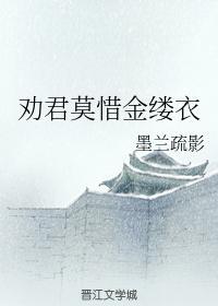 劝君莫惜金缕衣封面