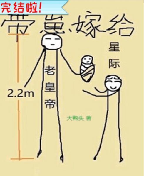 带崽嫁给星际老皇帝封面
