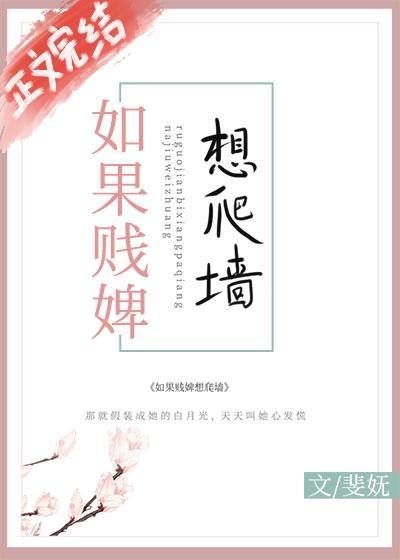 如果贱婢想爬墻封面