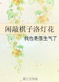 闲敲棋子洛灯花封面