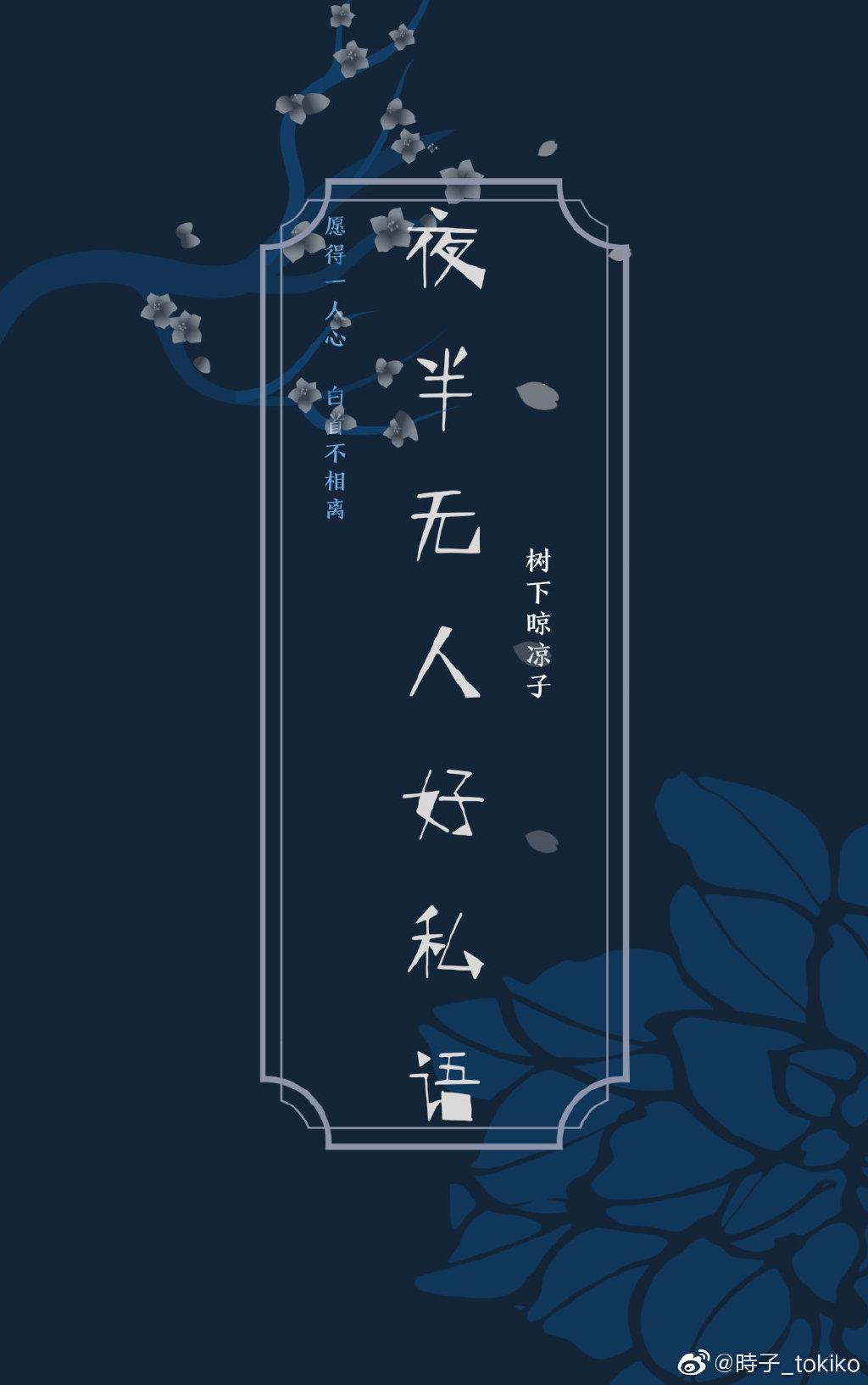 夜半无人好私语封面