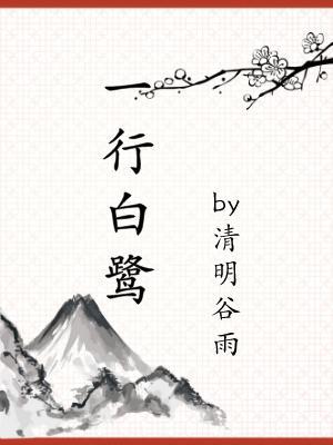 一行白鹭封面