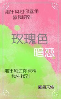 玫瑰色暗恋封面