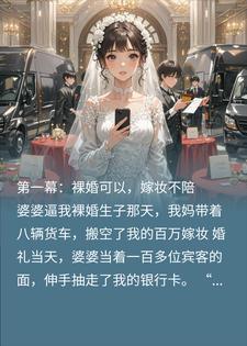 婆婆逼我裸婚生子，我妈带八辆货车搬空了我的百万嫁妆封面