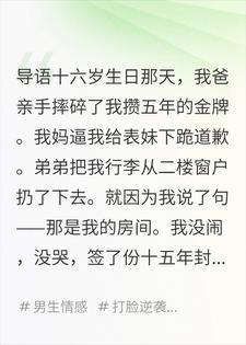 十六岁生日那天把我赶走，十五年后他们跪着求我回家封面