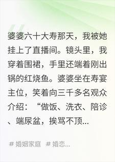 婆婆把我租给全城当儿媳封面