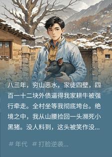 八三年：我捡头黑猪撑起风雨家封面