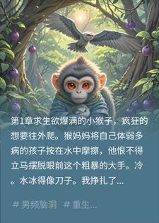 重生濒死幼猴，进化系统助我一统蛮荒丛林封面