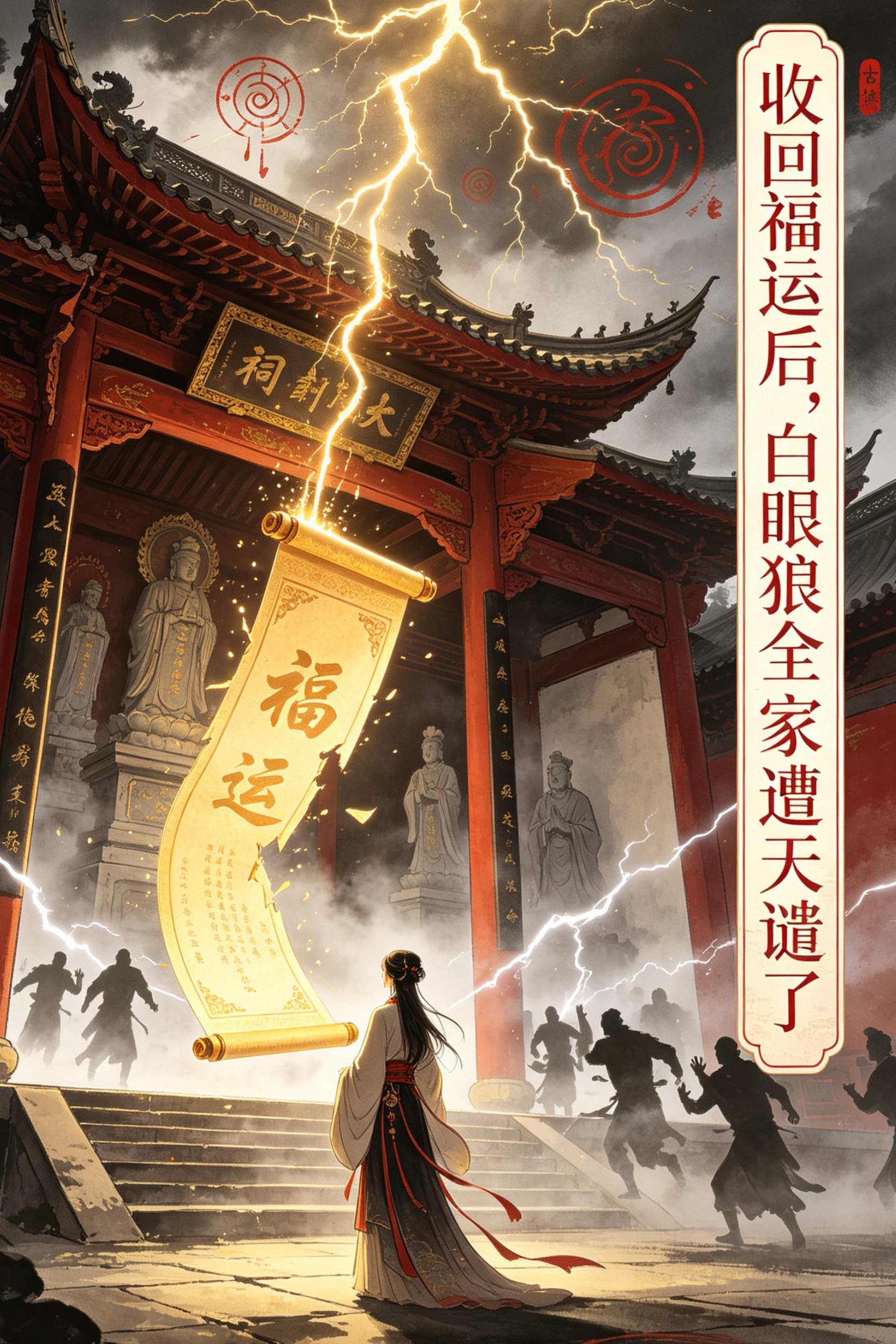 《收回福运后，白眼狼全家遭天谴了》封面