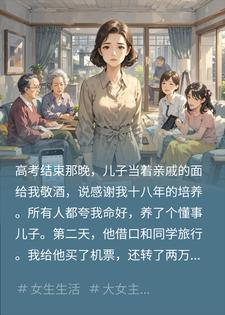 高考后，儿子说他陪我演了三年封面