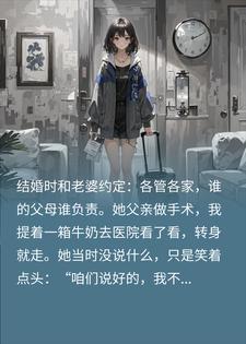 老公婚前约定各管各家，我照做后，婆家悔疯了封面