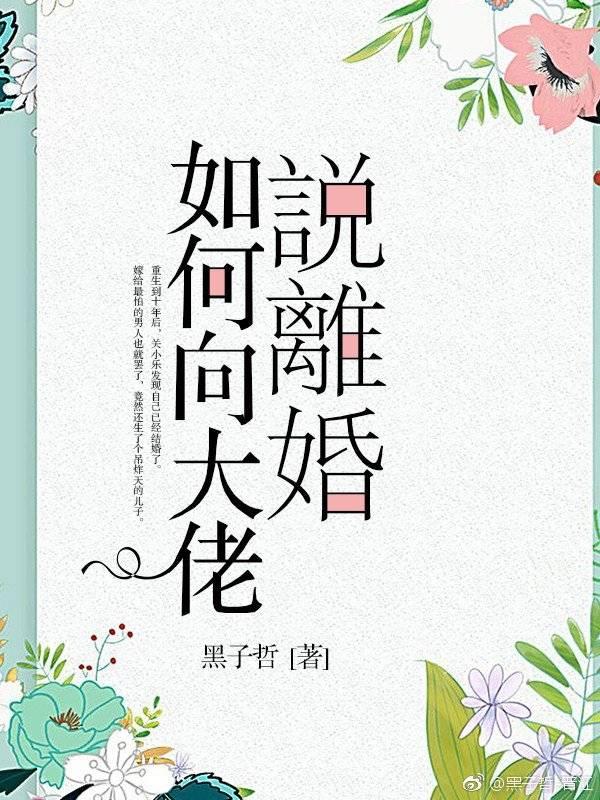 如何向大佬说离婚封面