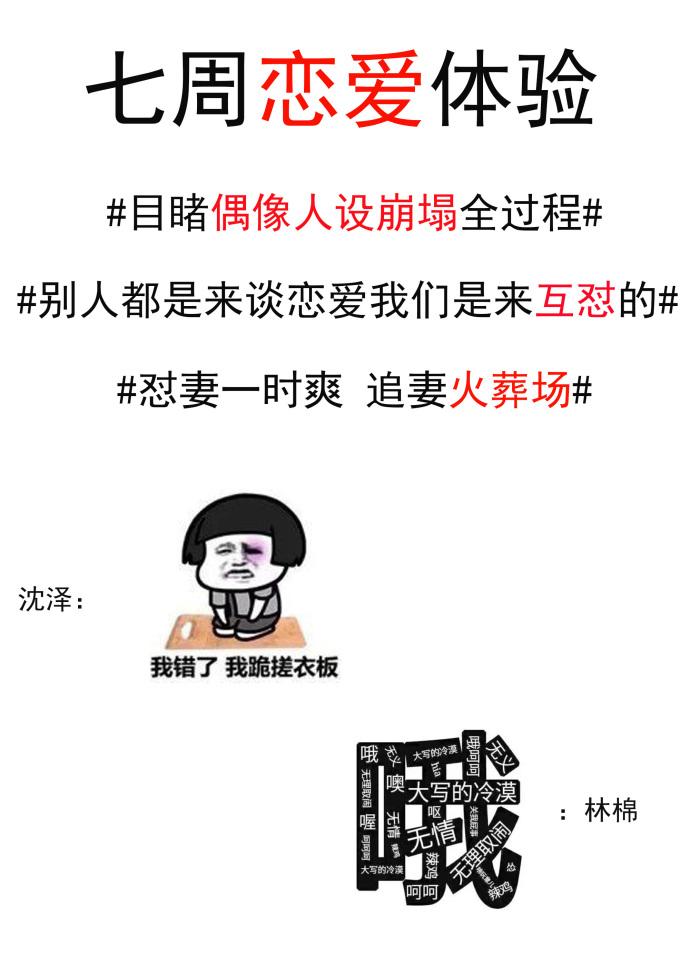 七周恋爱体验[娱乐圈]封面