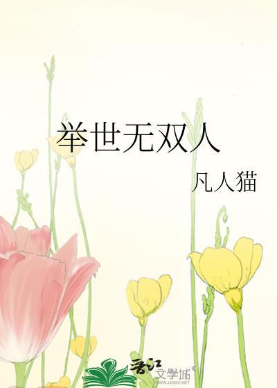 举世无双人封面