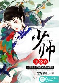少帅，正经点封面