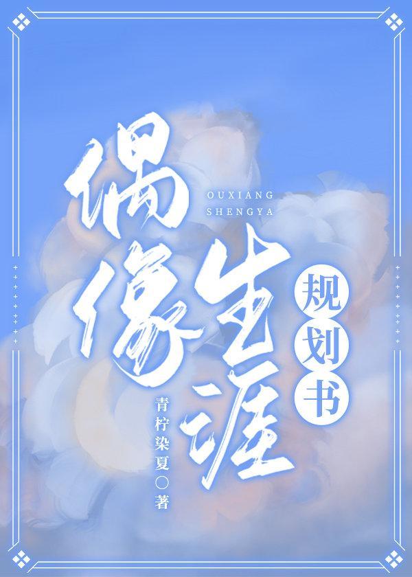 偶像生涯规划书封面